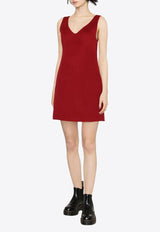 P.A.R.O.S.H Sleeveless Wool Mini Dress Red D721586LEAK010