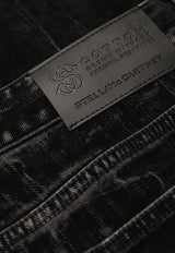 Stella McCartney Flared Cropped Jeans 6D00313SPH051082 Black