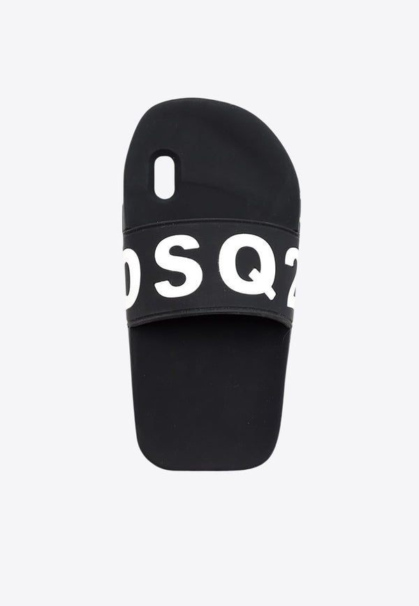 Dsquared2 Slipper iPhone 6/7 Plus Rubber Case Black ITM000433700001M063