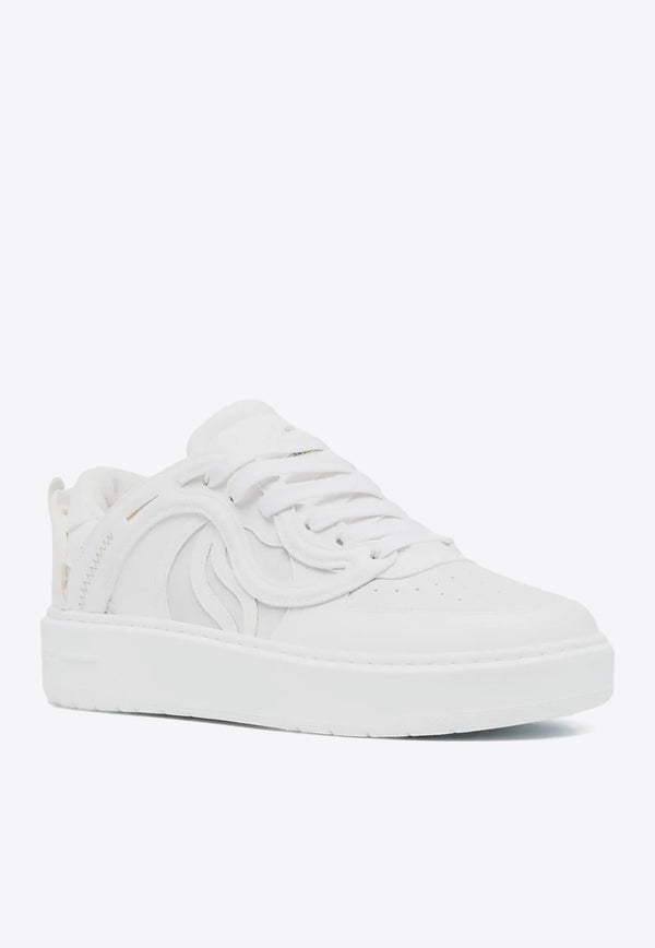 Stella McCartney S-Wave 1 Low-Top Sneakers 810140E000601902 White