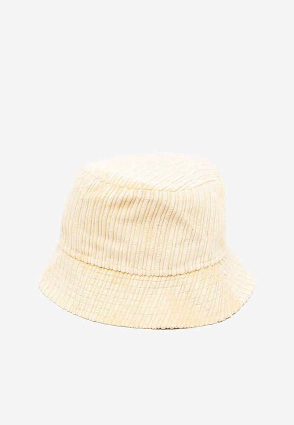 Isabel Marant Striped Bucket Hat CU002622A022A10LY Yellow
