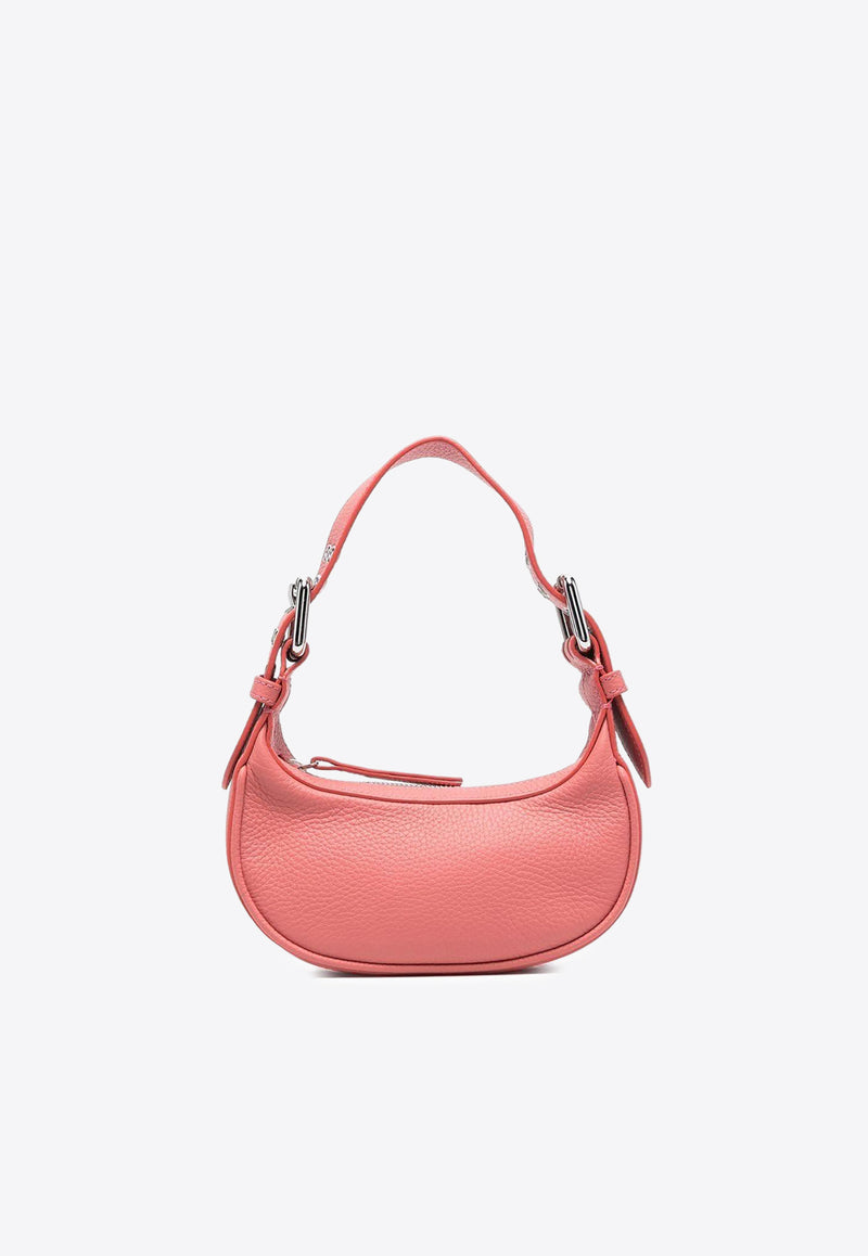 By Far Mini Soho Leather Shoulder Bag Pink 22PFMNSSSLMFLTSMA