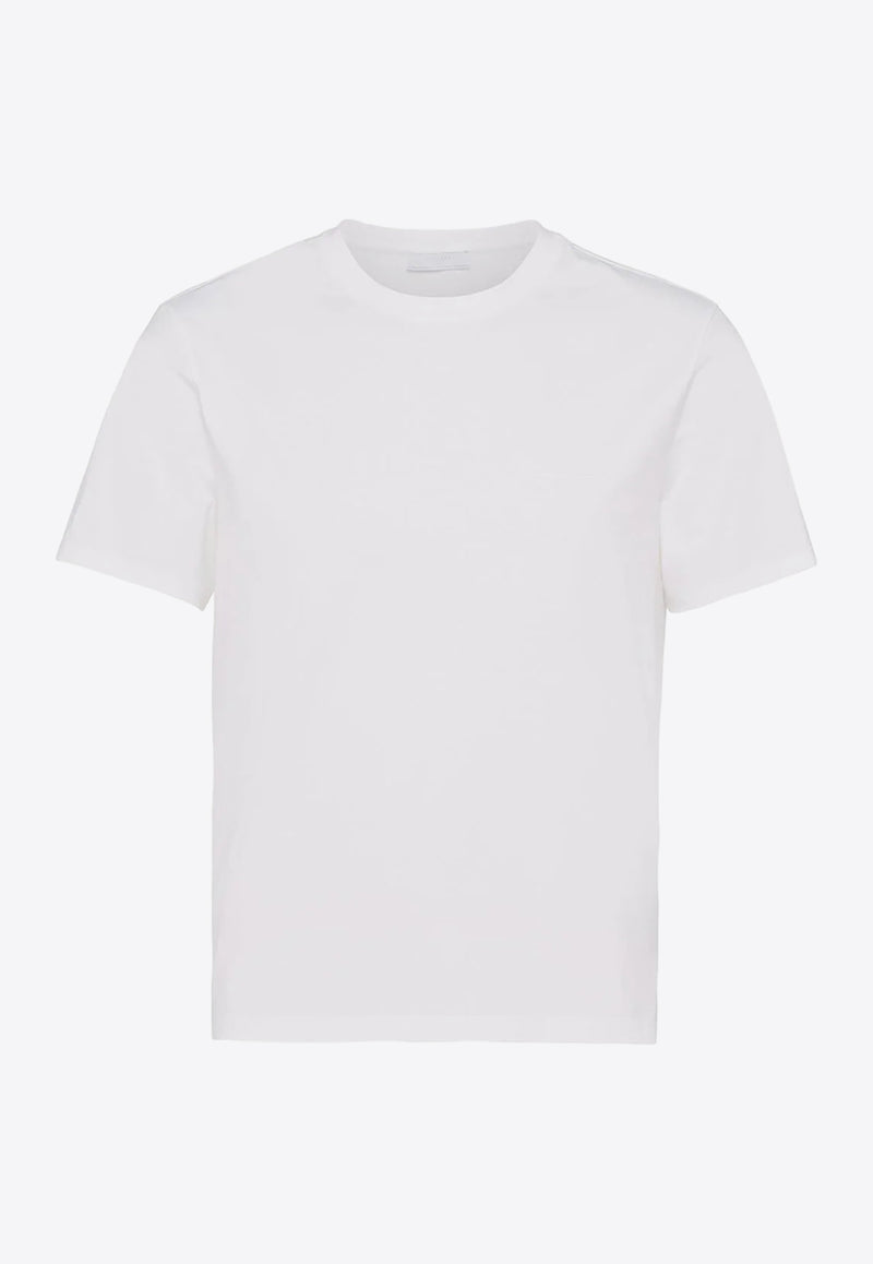Prada Basic Crewneck T-shirt White UJM564710F0009