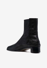 Maison Margiela Tabi Leather Ankle Boots Black S57WU0153PR058_T8013