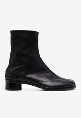 Maison Margiela Tabi Leather Ankle Boots Black S57WU0153PR058_T8013