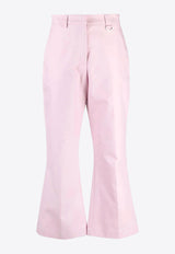 MSGM Tailored Cropped Pants Pink 3141MDP0521760612