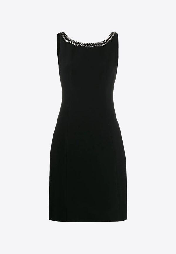 Prada Embellished Tailored Mini Dress Black P39C2RS1921U871Z7FF0