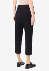 Rick Owens Tailored Cropped Pants Black RO02A7305WCF09