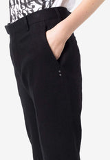 Rick Owens Tailored Cropped Pants Black RO02A7305WCF09