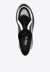 Prada Contrasting-Trim Derby Shoes Black 1E280N055F050_F0967