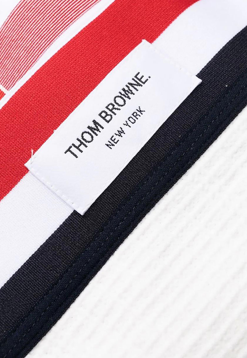 Thom Browne Stripe-Waist Jock-Strap Briefs White MJB016AJ0073_100