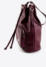 La Rose Leather Satchel Bag Bordeaux 50141_61