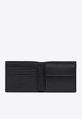 Prada Triangle Logo Bi-Fold Wallet Black 2MO738QHH_F0002