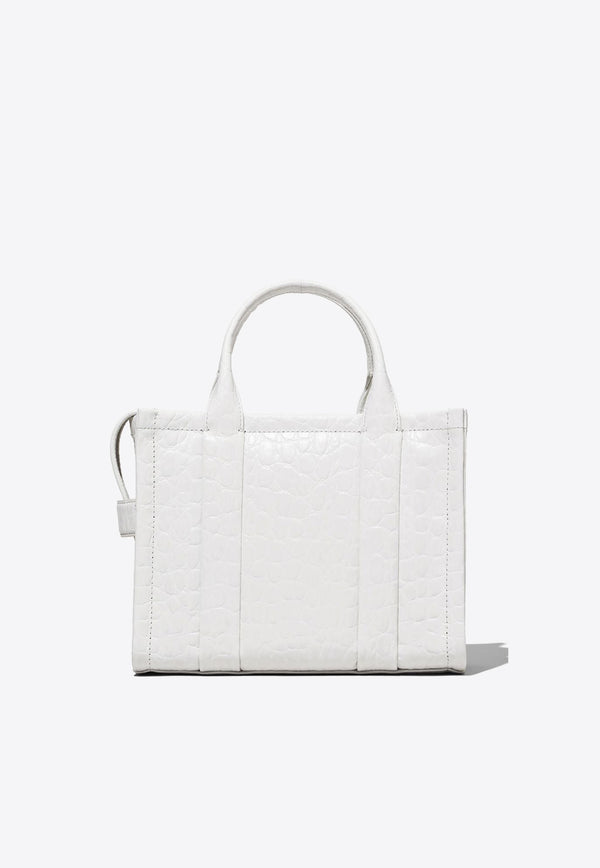 Marc Jacobs The Small Croc-Embossed Leather Tote Bag White H022L01RE22_111