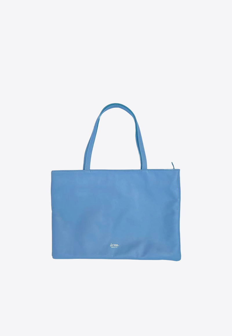 La Rose Logo Stamped Tote Bag Blue 50151_11