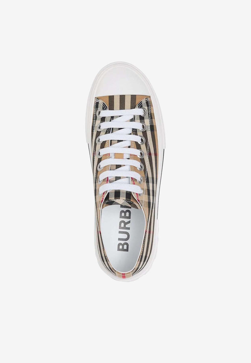 Burberry Vintage Check-Printed Sneakers 8050506_A7028 Beige