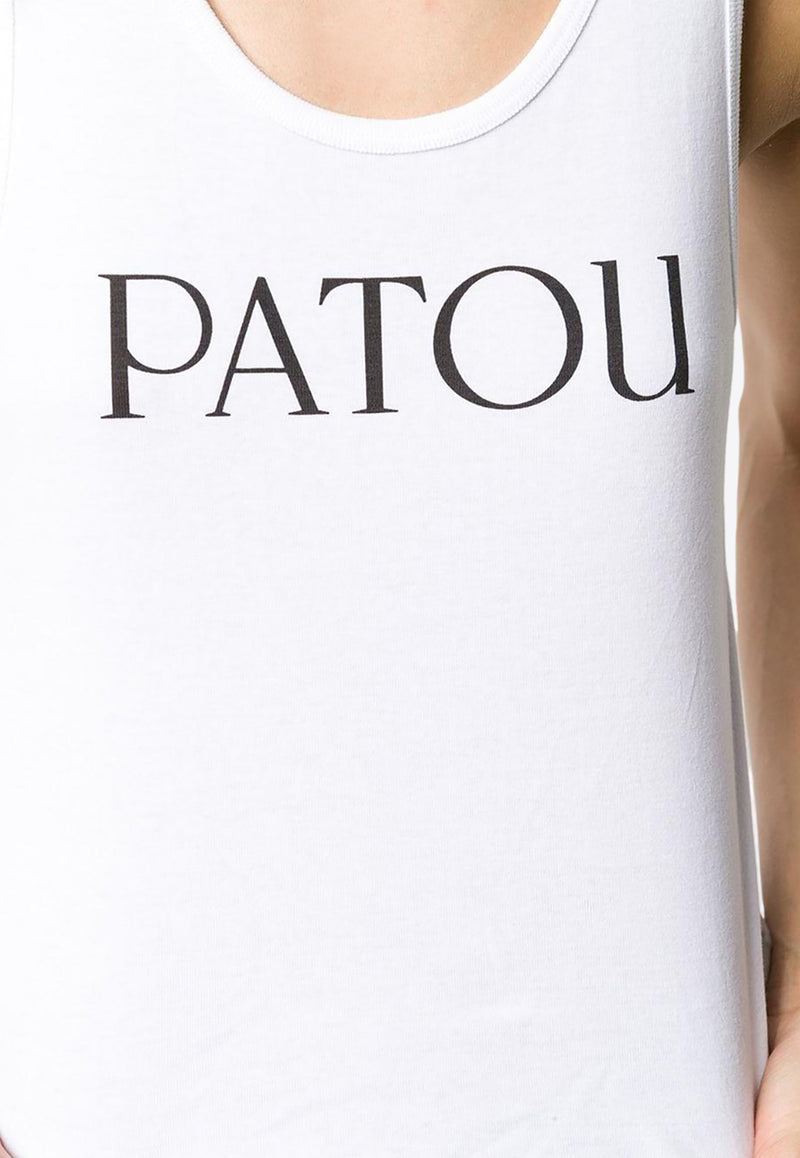 Patou Iconic Logo Tank Top White JE0159994_001W