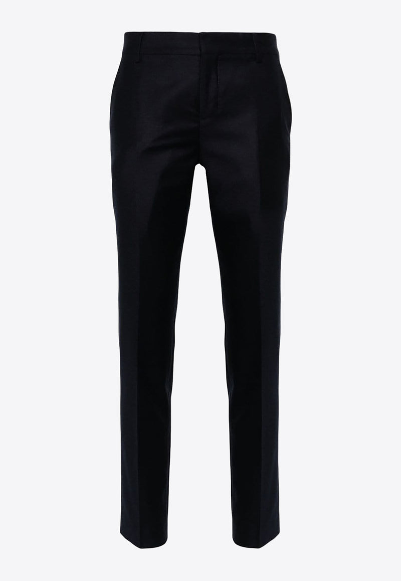 AMI PARIS Tailored Wool Pants Navy FTR004WV0023_430