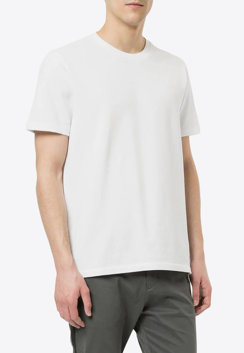Thom Browne Piqué Stripe Crewneck T-shirt White MJS056A00050_100