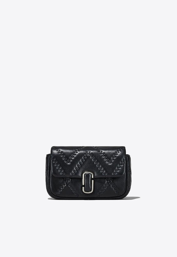 Marc Jacobs The Mini Quilted J Marc Crossbody Bag Black 2S3HSH016H03_001