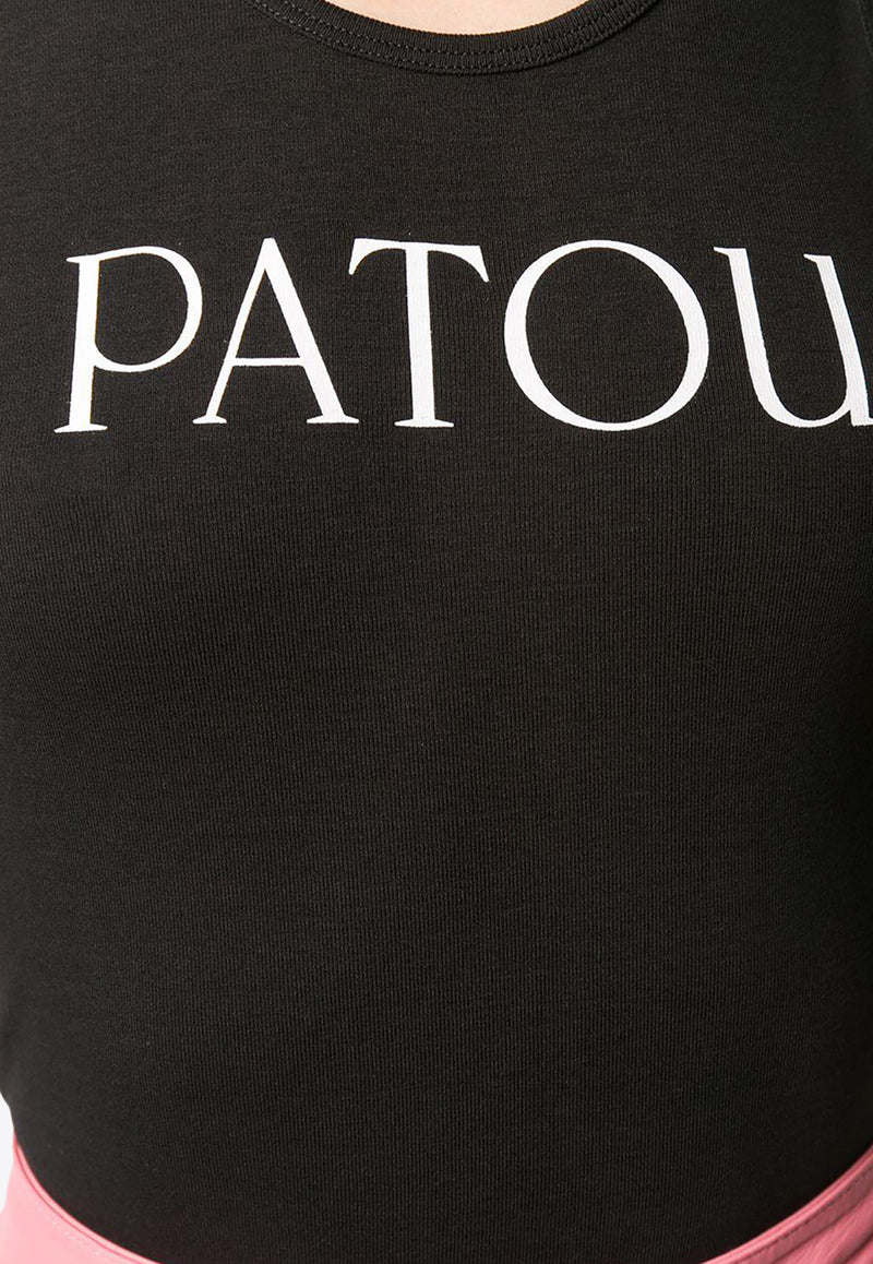 Patou Iconic Logo Tank Top Black JE0159994_999B