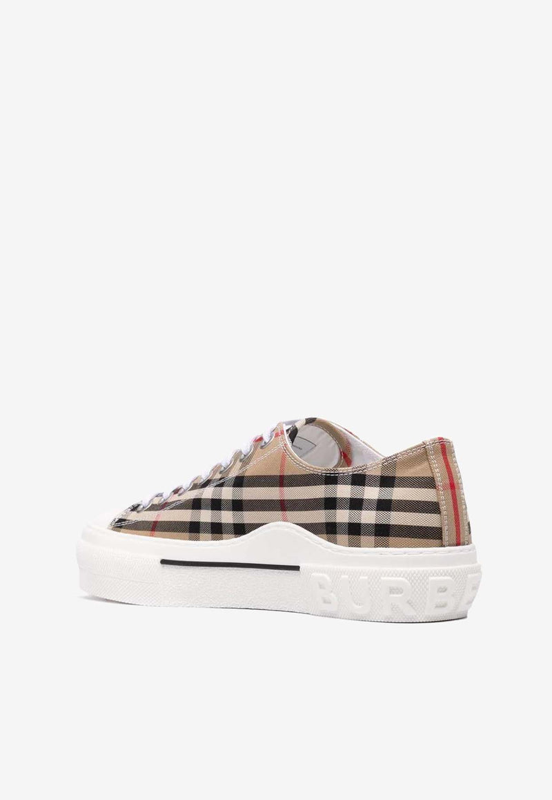Burberry Vintage Check Low-Top Sneakers 8049745_A7028 Beige