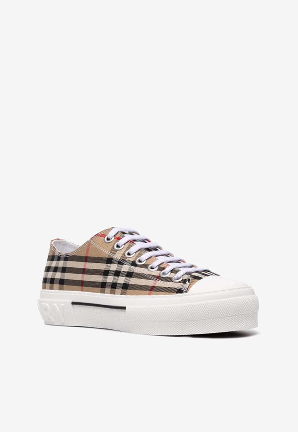 Burberry Vintage Check Low-Top Sneakers 8049745_A7028 Beige