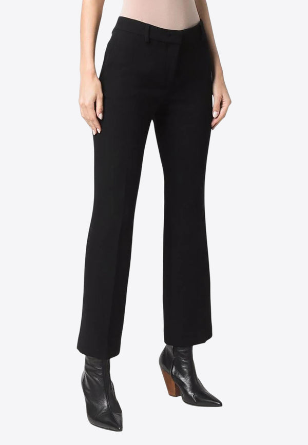 L'autre Chose Cropped Tailored Pants Black B2560210047U999