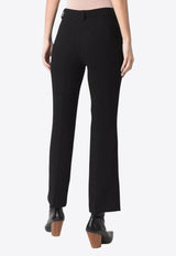 L'autre Chose Cropped Tailored Pants Black B2560210047U999