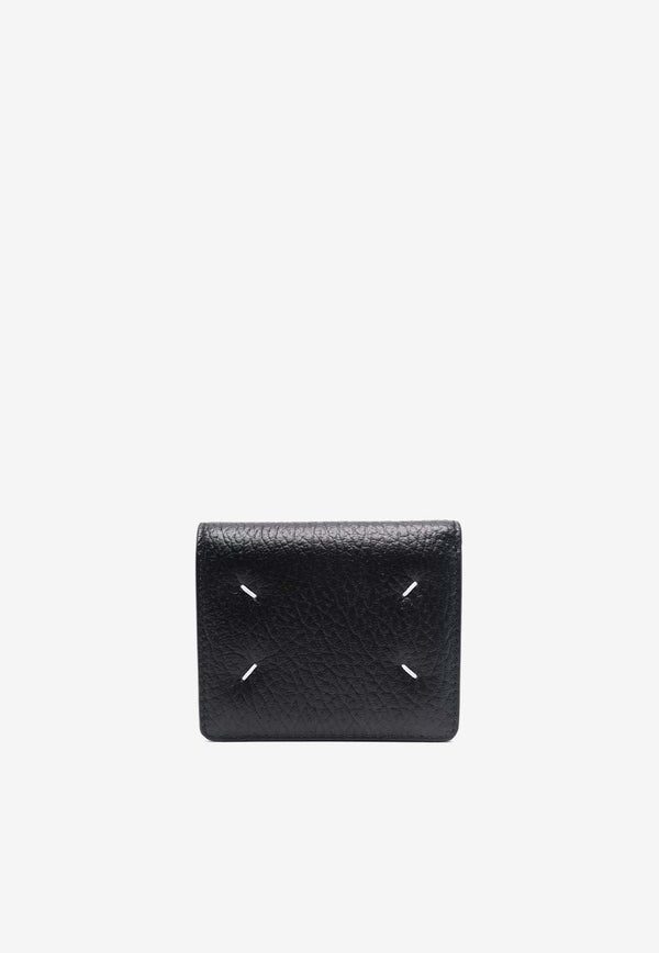 Maison Margiela Four Stitches Grained Leather Cardholder Black S56UI0140P4455_T8013