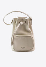 La Rose Leather Satchel Bag Ivory 50141_59