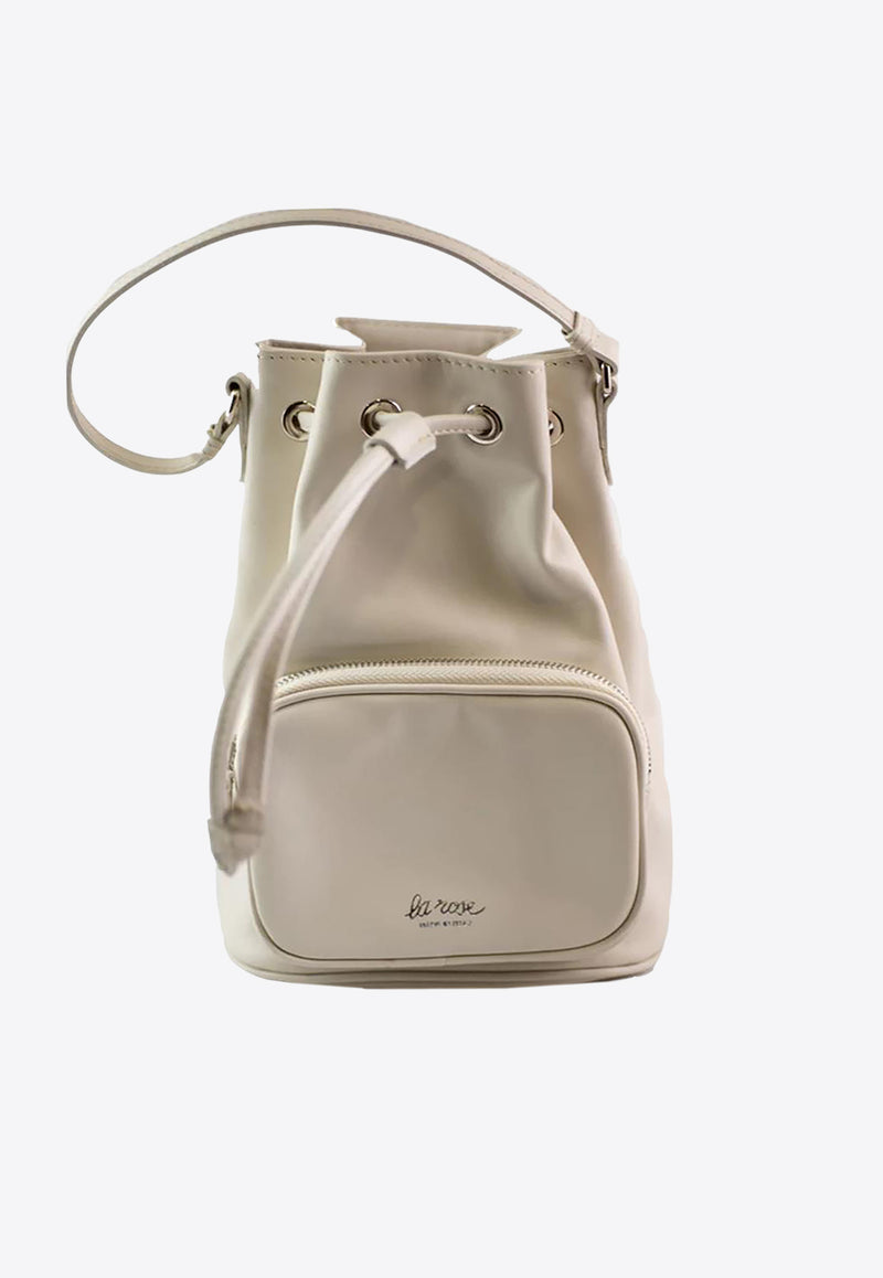 La Rose Leather Satchel Bag Ivory 50141_59