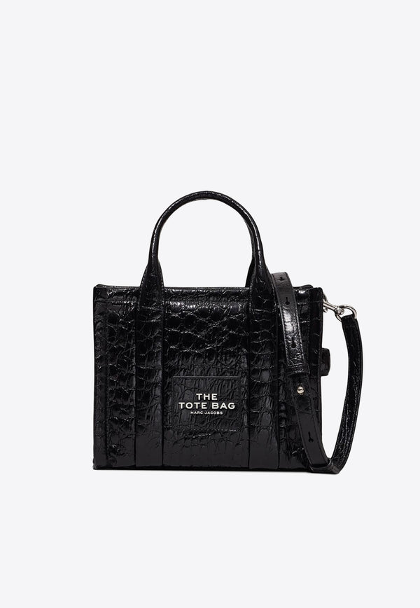 Marc Jacobs The Small Croc-Embossed Leather Tote Bag Black H022L01RE22_001