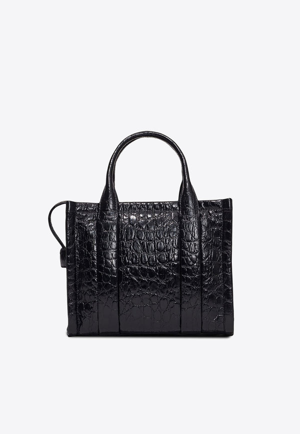 Marc Jacobs The Small Croc-Embossed Leather Tote Bag Black H022L01RE22_001