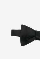 Maison Margiela Classic Silk Bow Tie Black SI1TM0001S48666_900