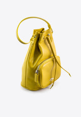 La Rose Leather Satchel Bag Yellow 50141_28