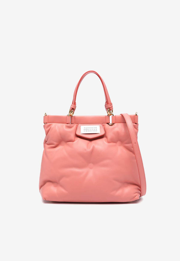 Maison Margiela Small Glam Slam Leather Tote Bag Pink S56WD0133P4300_T4151