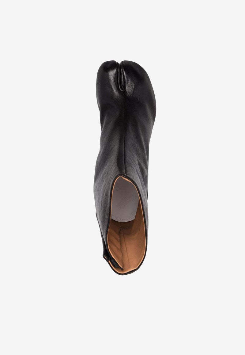 Maison Margiela Tabi 60 Leather Ankle Boots Black S58WU0246P3753_T8013