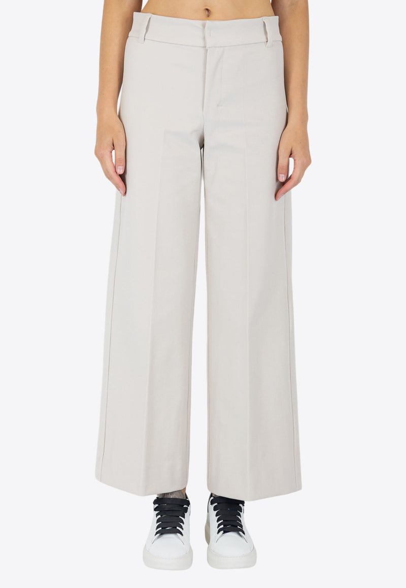 S Max Mara Sale Tailored Flared Pants White 91360403600SALE_019