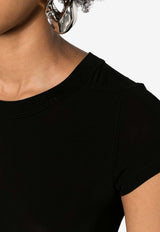 Rick Owens Seamless Crewneck T-shirt Black RP01D2235HBZ_09