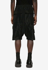 Rick Owens Drawstring Cargo Shorts Black RU01D3389FK_09