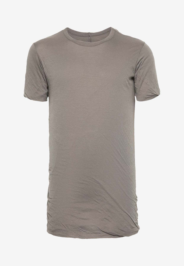 Rick Owens Double Layer Crewneck T-shirt Gray RU01D3256UC_34