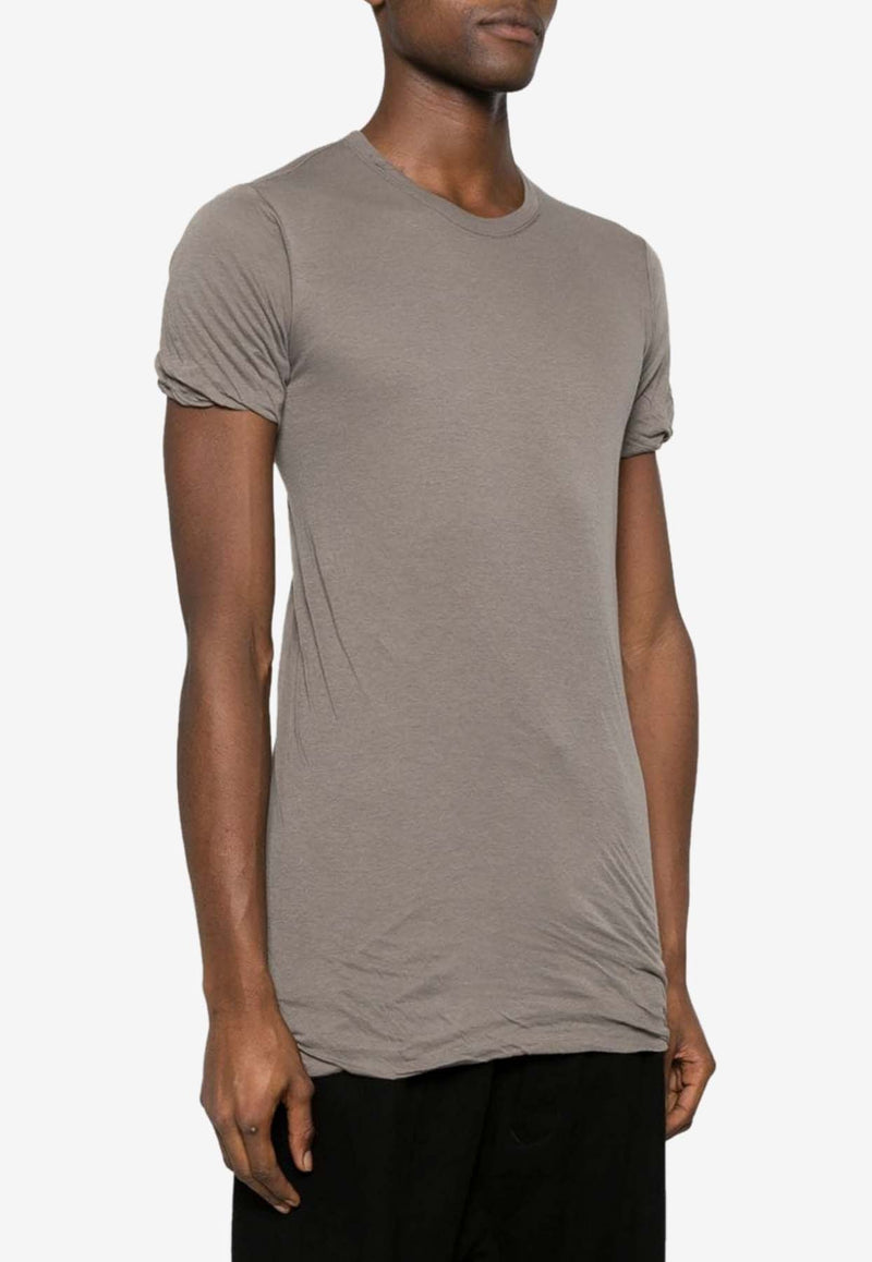 Rick Owens Double Layer Crewneck T-shirt Gray RU01D3256UC_34