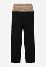 Stella McCartney Crystal-Embellished Wool Pants 6401953DU655_1000 Black