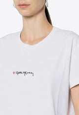 Stella McCartney Iconics Love Logo T-shirt 6J02733SPY52_9000 White