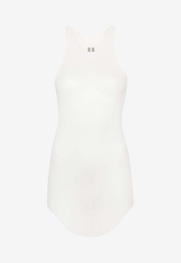 Rick Owens Fine Knit Racerback Tank Top Ivory RP01D2101RC_11