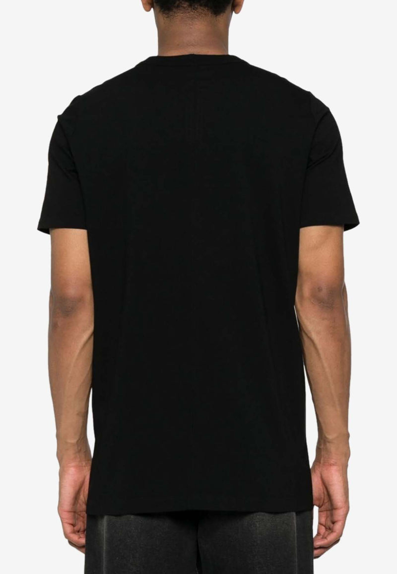 Rick Owens Paneled Crewneck T-Shirt Black RU01D3264JA_09