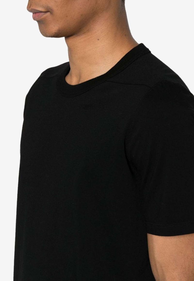 Rick Owens Paneled Crewneck T-Shirt Black RU01D3264JA_09