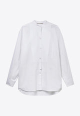 Stella McCartney Long-Sleeved Plastron Shirt 620114SMA90_9000