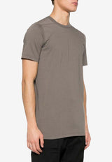 Rick Owens Paneled Crewneck T-Shirt Gray RU01D3264JA_34